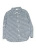 Baby Gap 100% Cotton Checkered-gingham Blue Long Sleeve Button-Down Shirt Size 4 - photo 1