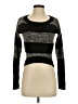 Takeout 100% Acrylic Metallic Black Pullover Sweater Size S - photo 1