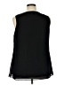 City Chic 100% Polyester Black Sleeveless Blouse Size 14 Plus (XS) - photo 2