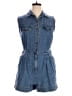 St. John's Bay 100% Cotton Blue Romper Size 14 (petite) - photo 1