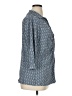 Kim & Cami 100% Polyester Blue 3/4 Sleeve Blouse Size XL - photo 4