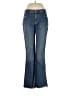 We the Free 100% Cotton Chevron-herringbone Blue Jeans Size 28 waist - photo 1
