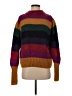FARM Rio Color Block Purple Pullover Sweater Size S - photo 1