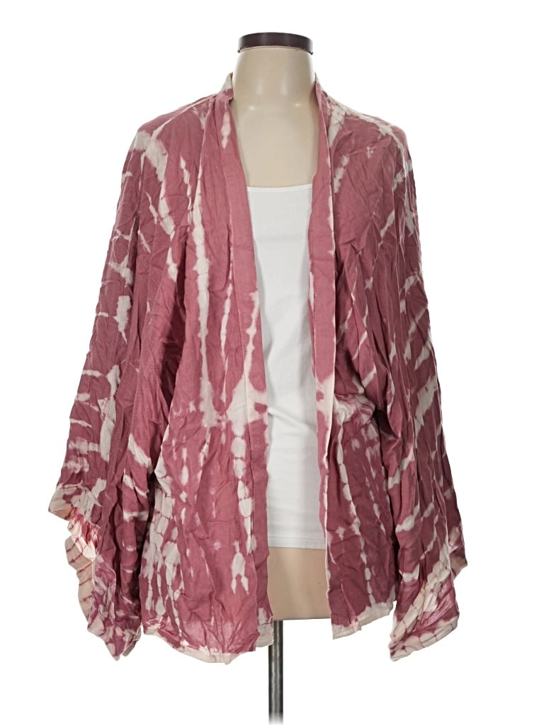 Pre-owned Sim & Sam Cardigan Sweater In Pink