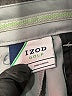 IZOD 100% Polyester Solid Gray Khaki Shorts Size 36 waist - photo 3
