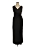 Chaps Black Cocktail Dress Size 16 (petite) - photo 1