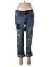 New Directions Color Block Blue Jeans Size 6 - photo 1