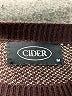 Cider Argyle Brown Pullover Sweater Size M - photo 7