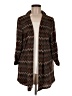 BonWorth 100% Polyester Chevron-herringbone Brown Cardigan Size M - photo 1