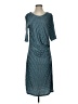 Spencer + Shaw Houndstooth Teal Casual Dress Size S - photo 1