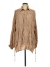 Kittenish Tan Long Sleeve Blouse Size L - photo 1