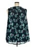 ModCloth 100% Polyester Teal Sleeveless Blouse Size 3X - photo 2