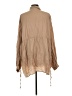 Kittenish Tan Long Sleeve Blouse Size L - photo 2