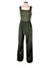 Assorted Brands Solid Green Jumpsuit Size L - photo 1