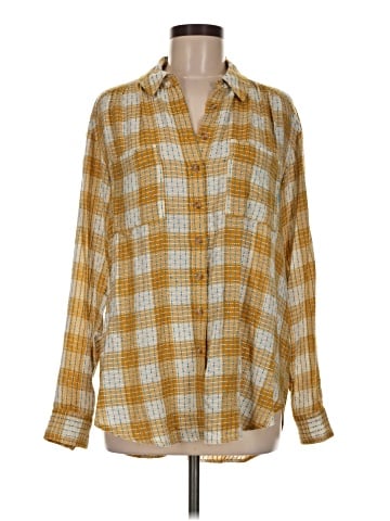 Pilcro Long Sleeve Button-Down Shirt (view 1)