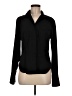 Express Black Long Sleeve Blouse Size 9 - photo 1