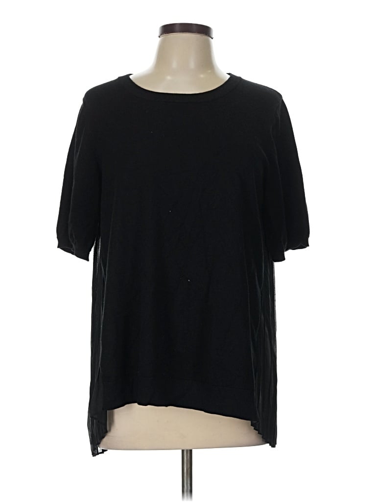 Pre-owned Adrianna Papell Poncho In Black
