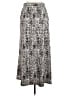 Robert Louis Print Gray Casual Skirt Size M - photo 2