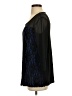 Wrapper Black 3/4 Sleeve Top Size S - photo 5