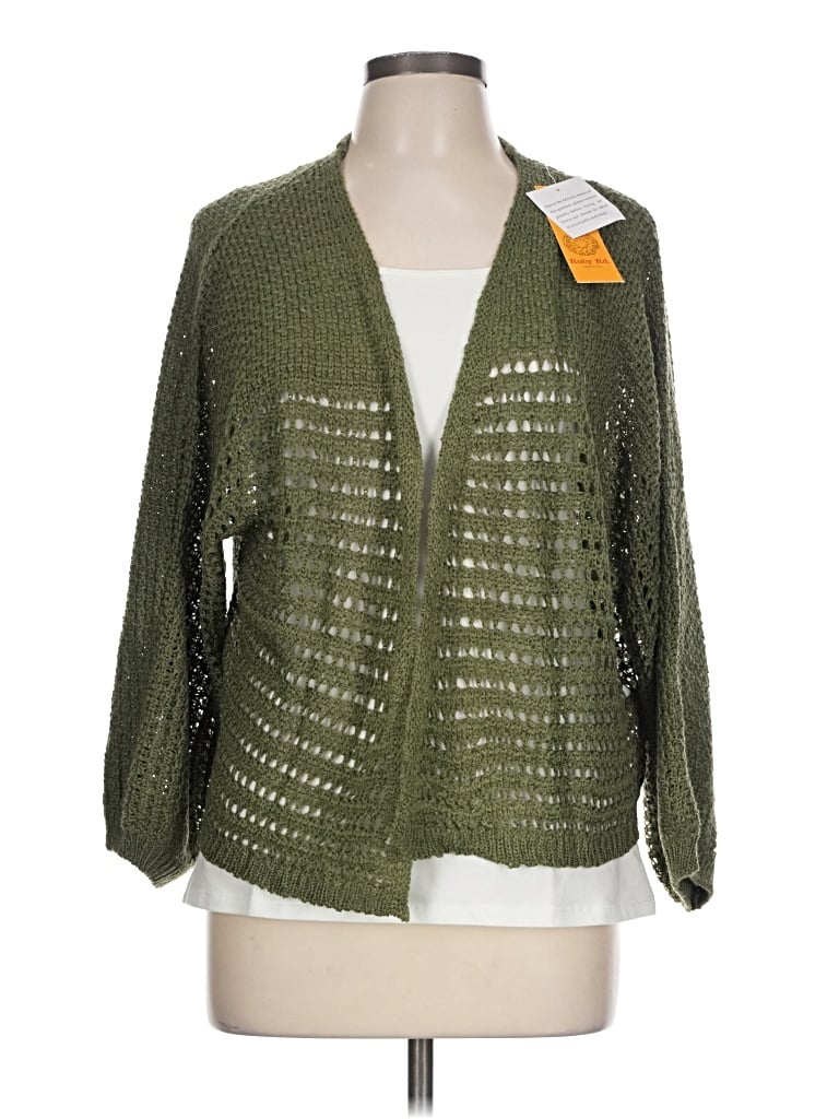 Ruby Rd. Cardigan Sweater In Green
