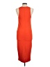 Leith Solid Orange Casual Dress Size M - photo 2