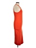 Leith Solid Orange Casual Dress Size M - photo 4