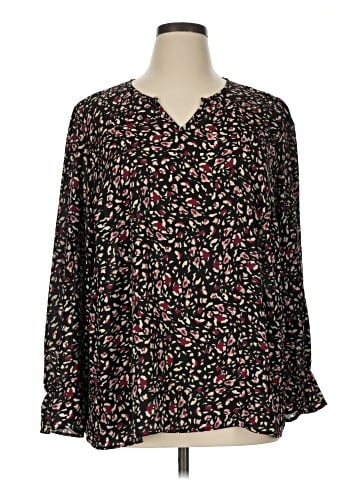 Renee C. Long Sleeve Blouse (view 1)