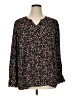 Renee C. Black Long Sleeve Blouse Size 1X - photo 1