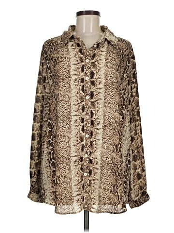 PrettyLittleThing Long Sleeve Blouse (view 1)