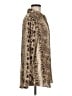PrettyLittleThing 100% Polyester Animal Print Brown Long Sleeve Blouse Size 8 - photo 4