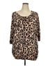 Cato 100% Cotton Brown Pullover Sweater Size 22 - photo 1