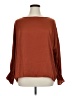 Suzanne Betro 100% Polyester Brown Long Sleeve Blouse Size XL - photo 1