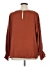 Suzanne Betro 100% Polyester Brown Long Sleeve Blouse Size XL - photo 2