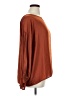 Suzanne Betro 100% Polyester Brown Long Sleeve Blouse Size XL - photo 4