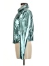 Steve Madden 100% Polyurethane Metallic Teal Jacket Size M - photo 5