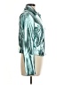 Steve Madden 100% Polyurethane Metallic Teal Jacket Size M - photo 4
