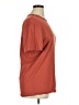 Theory Solid Brown Short Sleeve T-Shirt Size XL - photo 4