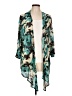 Laura Ashley Teal Kimono Size L - photo 1