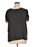Counterparts 100% Polyester Polka Dots Black Short Sleeve Top Size XL - photo 1