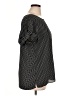 Counterparts 100% Polyester Polka Dots Black Short Sleeve Top Size XL - photo 4