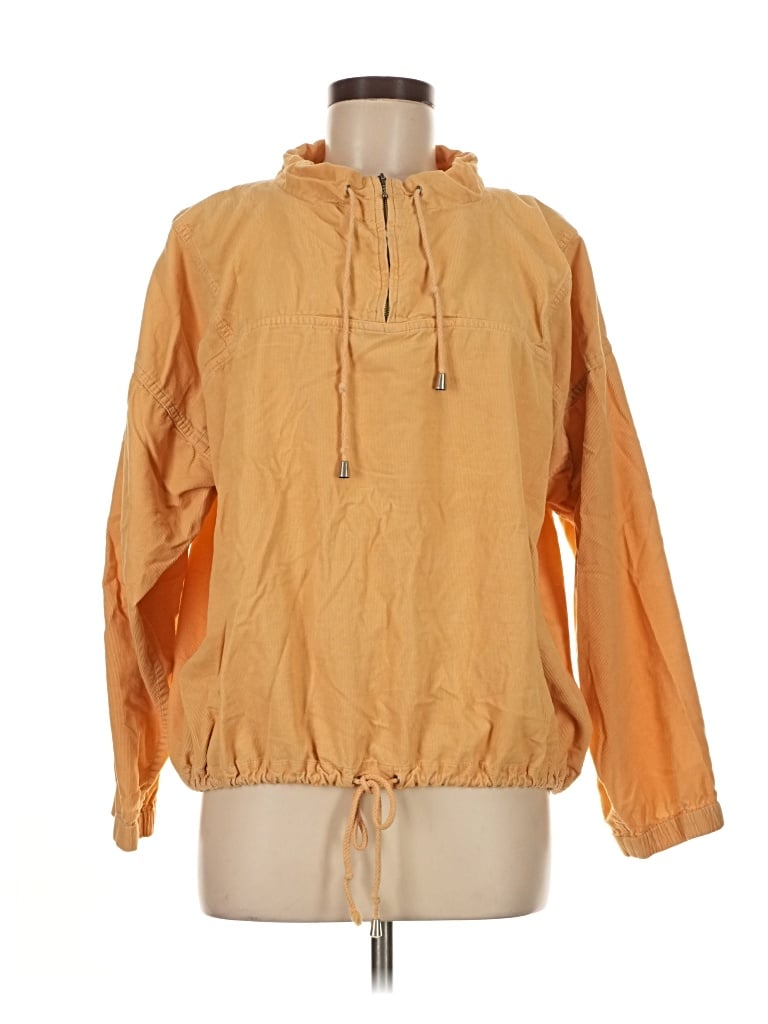 Pre-owned Christopher & Banks Poncho In Orange