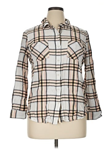 Lucky Brand 3/4 Sleeve Button-Down Shirt (view 1)