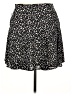 Nue Options 100% Polyester Animal Print Black Casual Skirt Size 14 Petite - photo 2