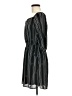My Story 100% Polyester Stripes Black Casual Dress Size M - photo 5