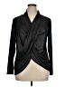 Chaus Metallic Black Long Sleeve Blouse Size XL - photo 1