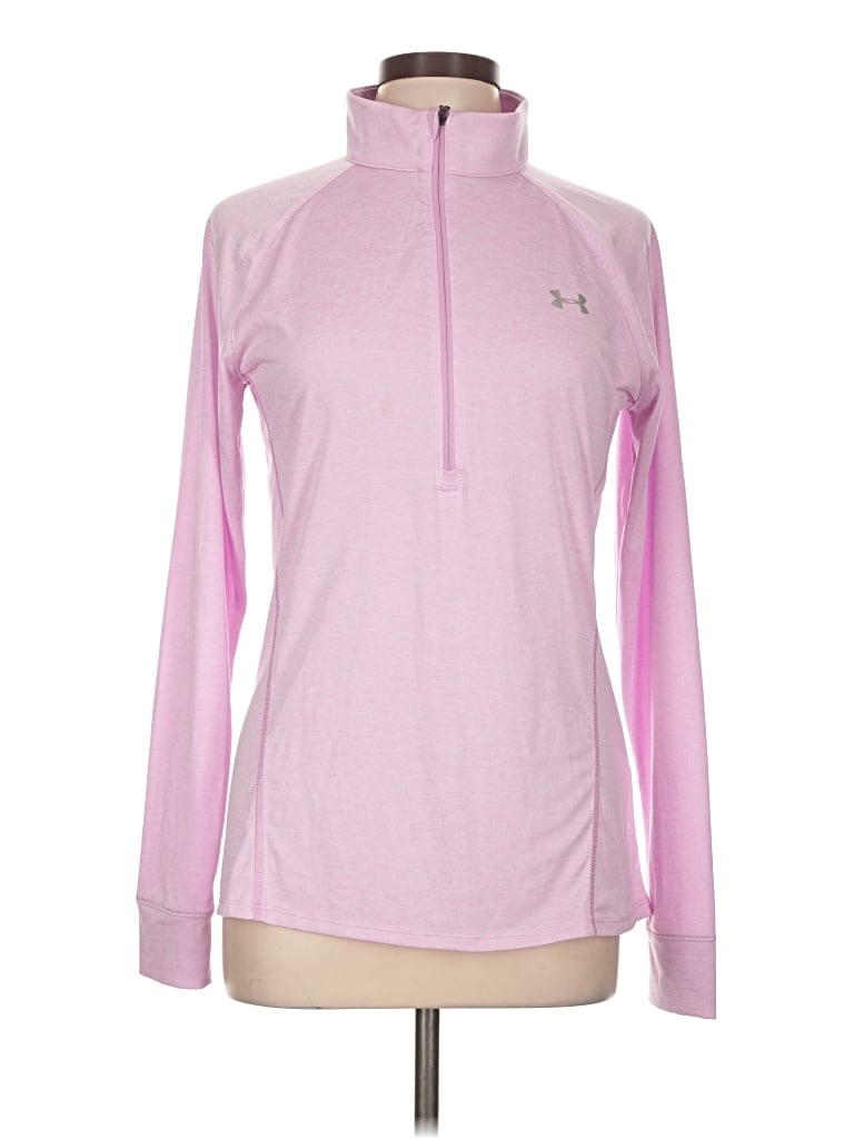 Pre-owned Under Armour Fleece Jacket In Pink