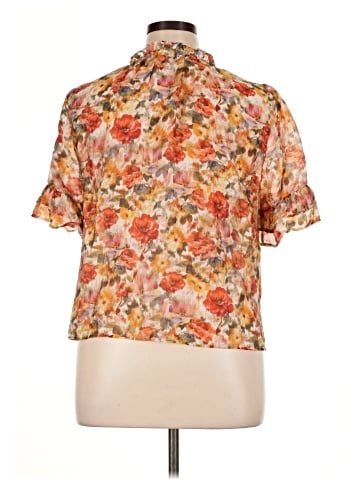 MELLODAY Short Sleeve Blouse (view 2)