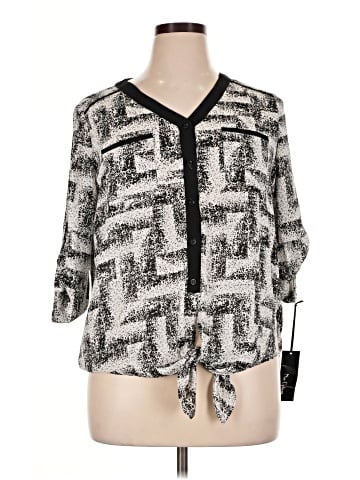 Nue Options 3/4 Sleeve Blouse (view 1)