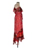 One September 100% Polyester Floral Red Casual Dress Size XS - photo 4
