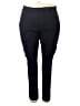 Max Jeans Solid Black Active Pants Size 22 - photo 1